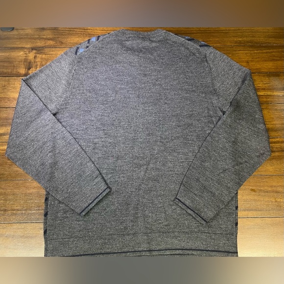 Hart Schaffner Marx Sweater Mens Large Merino Wool Blend Crewneck Pullover - Picture 2 of 9